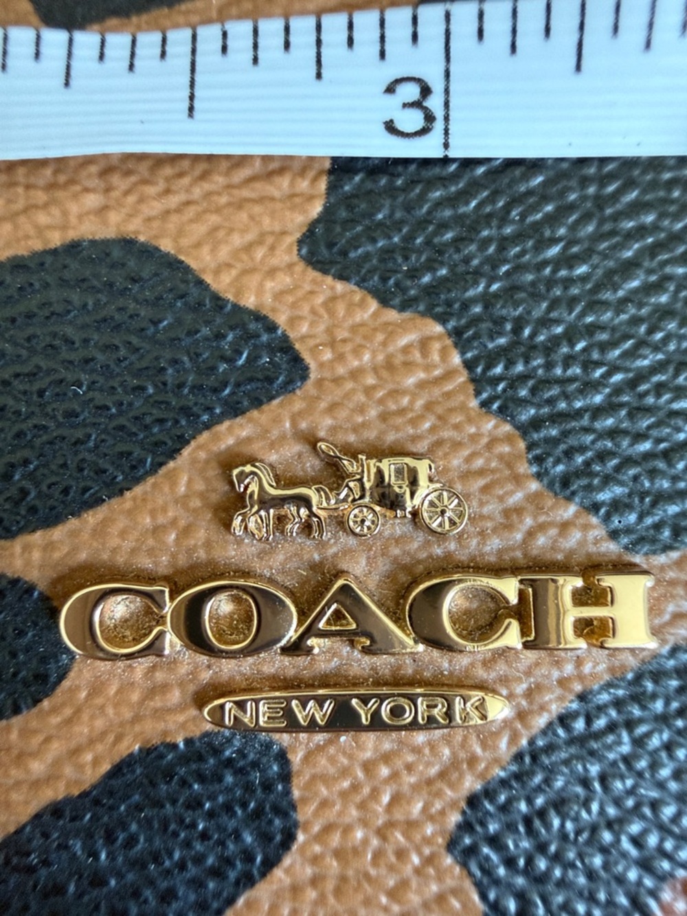 Coach Leopard Print Zip jewelry organizer - Brown & Black - Picture 13 of 15